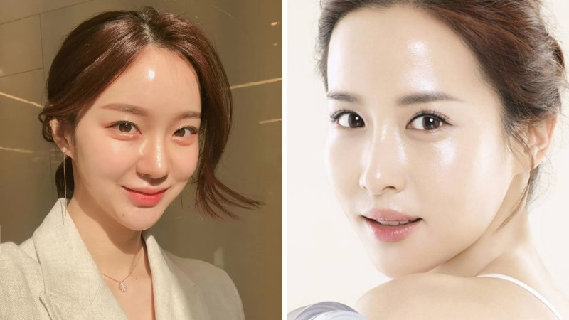 makeup look dewy