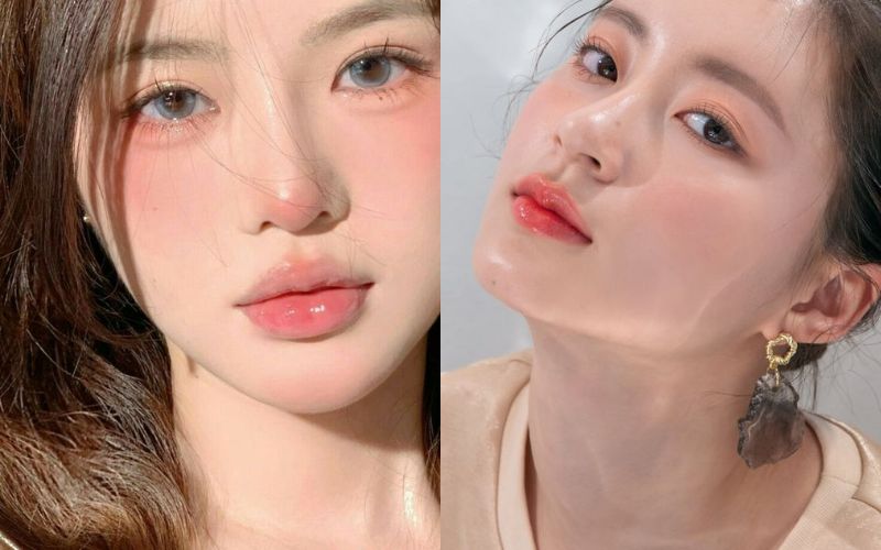 Makeup tone hồng đào