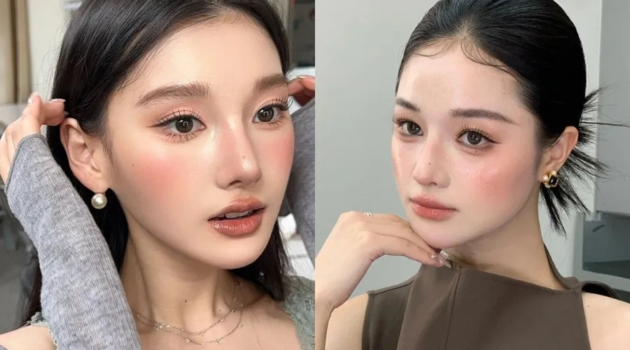 Makeup tone hồng đất