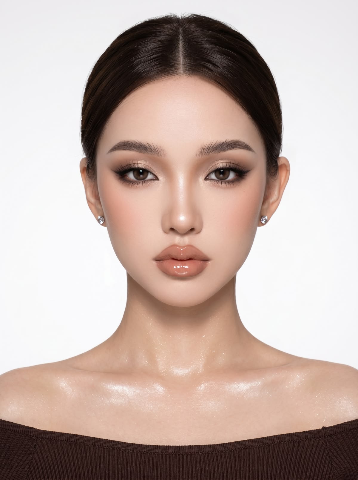 Makeup tone nâu Tây