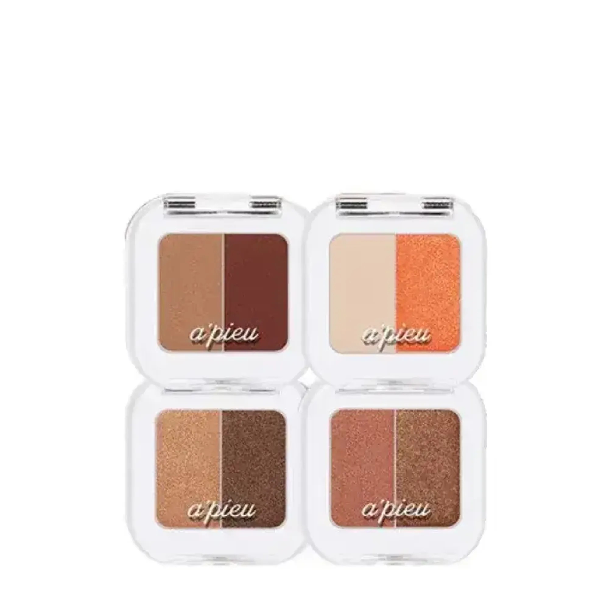 Bảng phấn mắt cho người mới bắt đầu A’Pieu Mineral Mono Shadow Dual