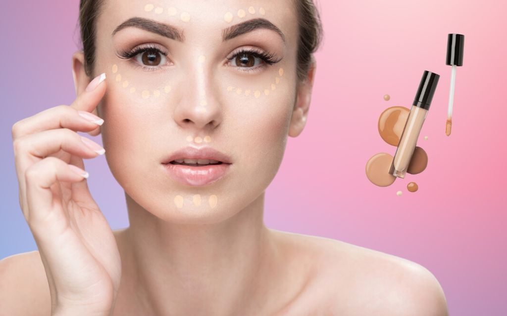 Sử dụng kem che khuyết điểm
